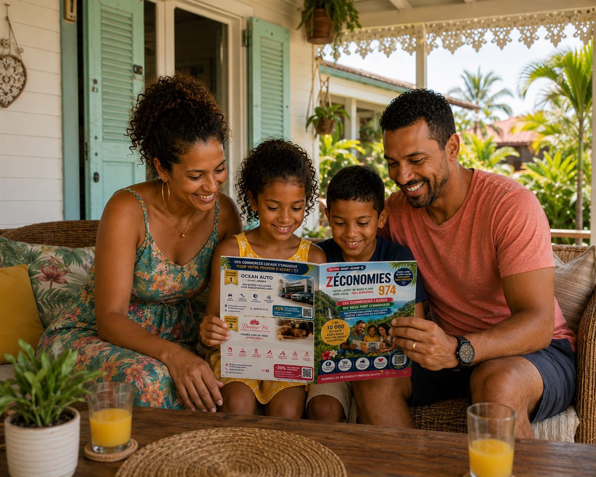 Le livret Zéconomies 974 reçu à la maison